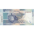 BANKNOTE GILL MARCUS SECOND issue R100 UNC  SERIAL Nr. AA 7988274 D