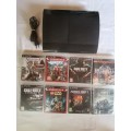 Sony Playstation 3 plus assorted games