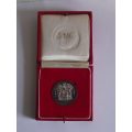 1961 - 1971 GROEI/GROWTH SILVER MEDALLION  #10 Year Commemorative Republic Medallion