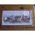 WONDERFUL MALACHI SMITH PRINT OF SEASIDE COTTAGES SIGNED IN PENCIL, 225/500