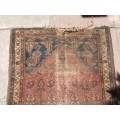 WELL WORN HAND WOVEN PERSIAN RUNNER