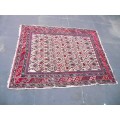 HAND WOVEN PERSIAN CARPET --- HAS AGE RELATED WEAR