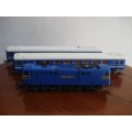 LIMA HO SCALE BLUE TRAIN AND 2 COACHES