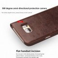 Samsung Galaxy S7 & S7 edge Case Qialino Genuine Leather Flip Wallet Ultra Thin Case Cover
