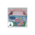 Peppa pig themed and personalised party boxes (10boxes)