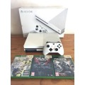 XBOX ONE S 500GB Console with 3 Games & One Controller Great Condition!