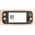 Nintendo Switch Lite Hand-Held Gaming Console With Screen Protector Grey 32GB Like New!