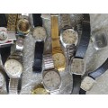 WOW, vintage watch lot for spares, see pics