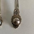 South African Hallmarked sterling silver Sugar spoon, Jam spoon and pate knife