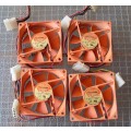 Thermaltake TT-8025A Orange Fans 80mm 4 Pieces (2004)