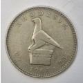 Rhodesia 2 shillings, 1964