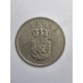 Denmark 1 krone 1963