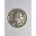 USA ¼ dollar, 1966 Washington Quarter