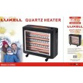 LUXELL - 6 Bar Heater with Humidifier, Thermostat & Safety Switch - LX2000J