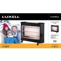 LUXELL - 5 Bar Heater with Thermostat & Safety Switch - 2400W -LX2802K