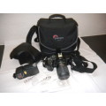 VINTAGE YASHICA 109 Multi-Program 35mm SLR Camera and Acessories