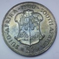 5 Shillings..Crown..BAUTIFULL TONING***NOT CLEANED***