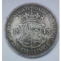 1943 HALF CROWN....***NOT CLEANED AND A RARE DATE***