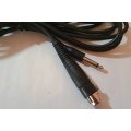 SHURE INSTRUMENT / MICROPHONE CABLE: XLR to ¼" (6.35mm) JACK - 4 METERS