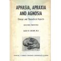 APHASIA, APRAXIA AND AGNOSIA (SLEEVE and HARD COVER) ~ JASON. W. BROWN, M.D.