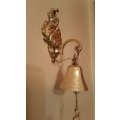 SOLID BRASS DANISH PULL BELL ~ QUAINT SHOP OWNERS BELL