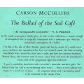 THE BALLAD OF THE SAD CAFÉ [PAPERBACK] ~ CARSON McCULLERS