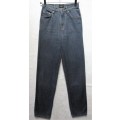 Vintage Black High Waisted Jeans - Size 33 (Waist 64cm, Hip 87cm)
