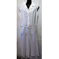 Off White Pure Linen Hilton Weiner Dress - Size M (Chest 92cm) *Quality Brand