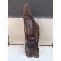 WOOD SCULPTURE SIGNED J HLUNGWANE VERY NICE!!!!