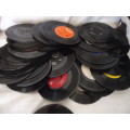 ASSORTED 5 POP SEVEN SINGLES -SEE LISTING FOR TITLES AND SONGS 12 M
