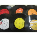 ASSORTED POP SEVEN SINGLES - SEE TITLES AND RECORD LABELS FOR DETAILS - 22