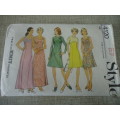 STYLE PATTERNS 4120  EVENING DRESS SIZE 14 1/2 BUST 37"  COMPLETE
