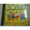 CHILDREN'S MUSIC:  30 CHILDREN'S PLAYGROUP FAVOURITES-  VARIOUS ARTISTS  - CD