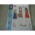 McCALL'S PATTERNS 9395 GIRLS JUMPER OR BLOUSE SIZE GIRL 8 YEARS COMPLETE