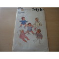 STYLE PATTERNS 2170 BABY OUTFITS SIZE 12 MONTHS  COMPLETE & UNCUT