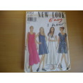 NEW LOOK PATTERNS 6352 CASUAL DRESS SIX SIZES IN ONE 8 - 18  -COMPLETE & UNCUT
