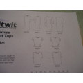 KNITWIT PATTERN 1000 LADIES CHEMISE DRESSES & TOPS SIZES 6 - 22 -  COMPLETE