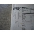 NEW LOOK PATTERNS 6905 -6 SIZES IN ONE "JACKET & SKIRT"- SIZES 8 - 18 COMPLETE & UNCUT