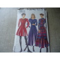 NEW LOOK PATTERNS 6933 DOUBLE BREASTED DRESS 6 SIZES IN ONE A 8 - 18  COMPLETE & UNCUT