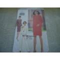 BUTTERICK  PATTERN 3625 TOP, SKIRT & PANTS  SIZE 12 + 14 + 16  COMPLETE