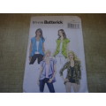 BUTTERICK PATTERN B5498 JACKET & TOP SIZE FF = 16 + 18 + 20 + 22 COMPLETE