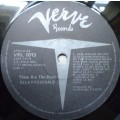 ELLA FITZGERALD - THESE ARE THE BLUES -1986 VERVE VINYL LP VRL 1013