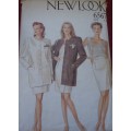 NEW LOOK PATTERNS 6567 ROUND NECK JACKET, TOP & SKIRT SEVEN SIZES IN ONE 6 - 18 COMPLETE