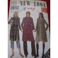 NEW LOOK PATTERNS 6020 WINTER JACKET & SCARF FIVE SIZES IN ONE XS - XL (6 - 24) COMPLETE