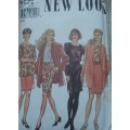 NEW LOOK PATTERNS 6124  JACKET, TOPS  & SKIRTS  SIX SIZES IN ONE 8 - 18 COMPLETE