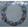 UNUSED EMBROIDERY KITCHRISTMAS WREATH - Fabric Size 42 cm x 42 cm by ROSEWORKS EMBROIDERY DESIGNS