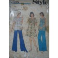 STYLE PATTERNS 1105 - MATERNITY DRESS OR TOP & PANTS SIZE 14  BUST 92 CM/ - NO SEWING INSTRUCTIONS