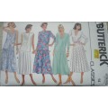 BUTTERICK  PATTERN 3627 DROPPED WAIST PULLOVER DRESS  SIZE 14- COMPLETE
