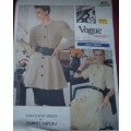 VOGUE CAREER PATTERNS 2029-EXCLUSIVE DRESSBY ALBERT NIPPON SIZE 12+14+16 - COMPLETE