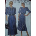 NEW LOOK PATTERNS 6371 SMART DRESS WITH SLEEVES SIX SIZES IN ONE 8 - 18 COMPLETE-UNCUT-F/FOLDED